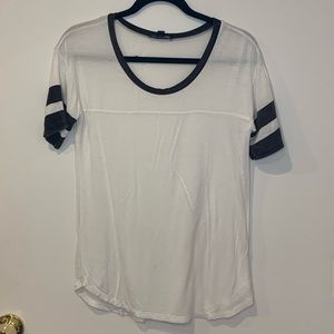 AE White and Black Athletic Shirt